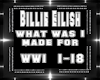 Billie Eilish wwi 1-18
