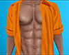 Orange Open Shirt DRV M