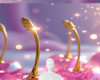 Pink cherry glass bg
