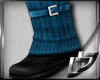 ~DD~Blue Carla wool Boot