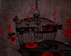 Red Rose Bird Cage