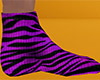 Pink Tiger Stripe Socks (M)