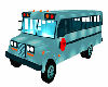 Schoolbus in Teal