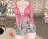 梅 diamond pink dress