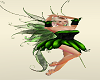 Green Fairy Wings Flying