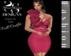 4586 Designer Wine Dress