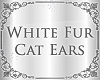 white fur Cat Ears
