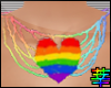:S RainbowHeart Necklace
