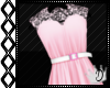 [] Coral Lace Dress