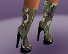 *Sexy Camouflage Boots