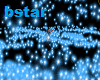 Blue Star Particle Light