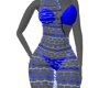 Blue Mesh dress