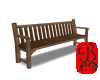 old wood bench