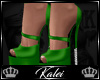 ♔K Vixen Heels Green