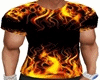 camiseta en llamas