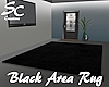 SC Black Area Rug