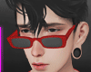 ` Red Tuck Glasses