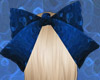 Gothic Blue bow