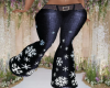 Snow Flakes Flare Jeans