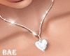 SB| Silv. Heart Necklace