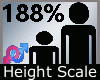 Height Scale 188% M