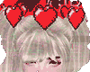 Circling Pixel Hearts