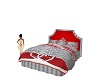 RED&SILVER BED/w POSES