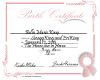 Bella Birth Certificate