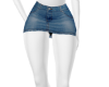 mini saia jeans escuro