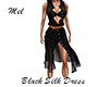 Black Silk Dress RLS