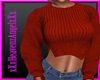Apple Red Cozy Sweater