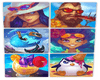 League Pool Party Icons