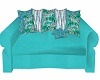 [MsK] 4Pose Teal Couch