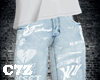 Blue Short+Tattoo