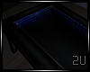 2u Black LED Table Blue