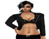 BLACK COAT/ BRA
