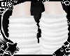 . white leg warmers