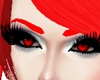 red eyebrows