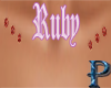 ~P~Ruby Chest Piercing