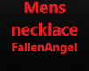men necklace fallenangel