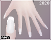 ! White elegant nails