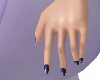 *S* Purple Nails