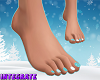 Winter Nails Bare Feet