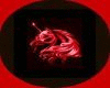 ~Y Red Unicorn Throne