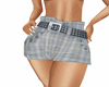short lady xadrez claro