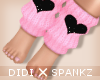 !D! Sweet Love Pink Sock