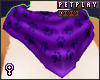 Paw scarf! Purple