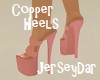 Open Heels Copper