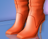 Orange Fancy Boots