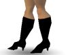 CL Mat Black Knee Boots